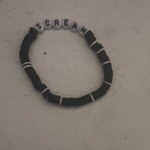 Black and White Beaded Bracelet